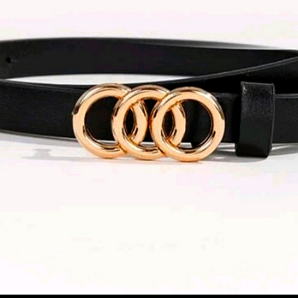 Casual, Metal Buckle Belt.
